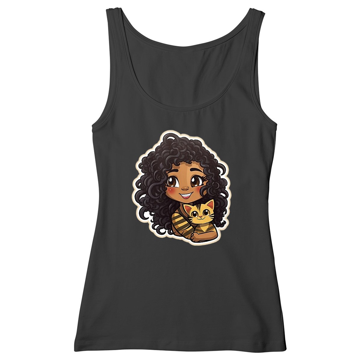 Cocoa Butter Cutie & Kitty Women Tank Top 100% organic cotton