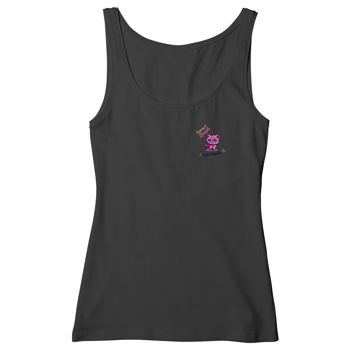 Keeping it Simple little logo Women Tank Top 100% organic cotton