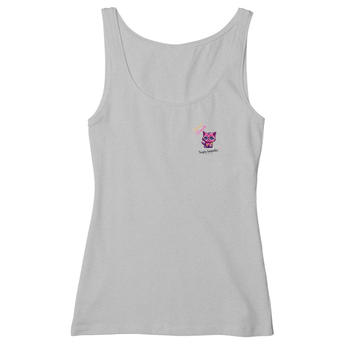 Keeping it Simple little logo Women Tank Top 100% organic cotton