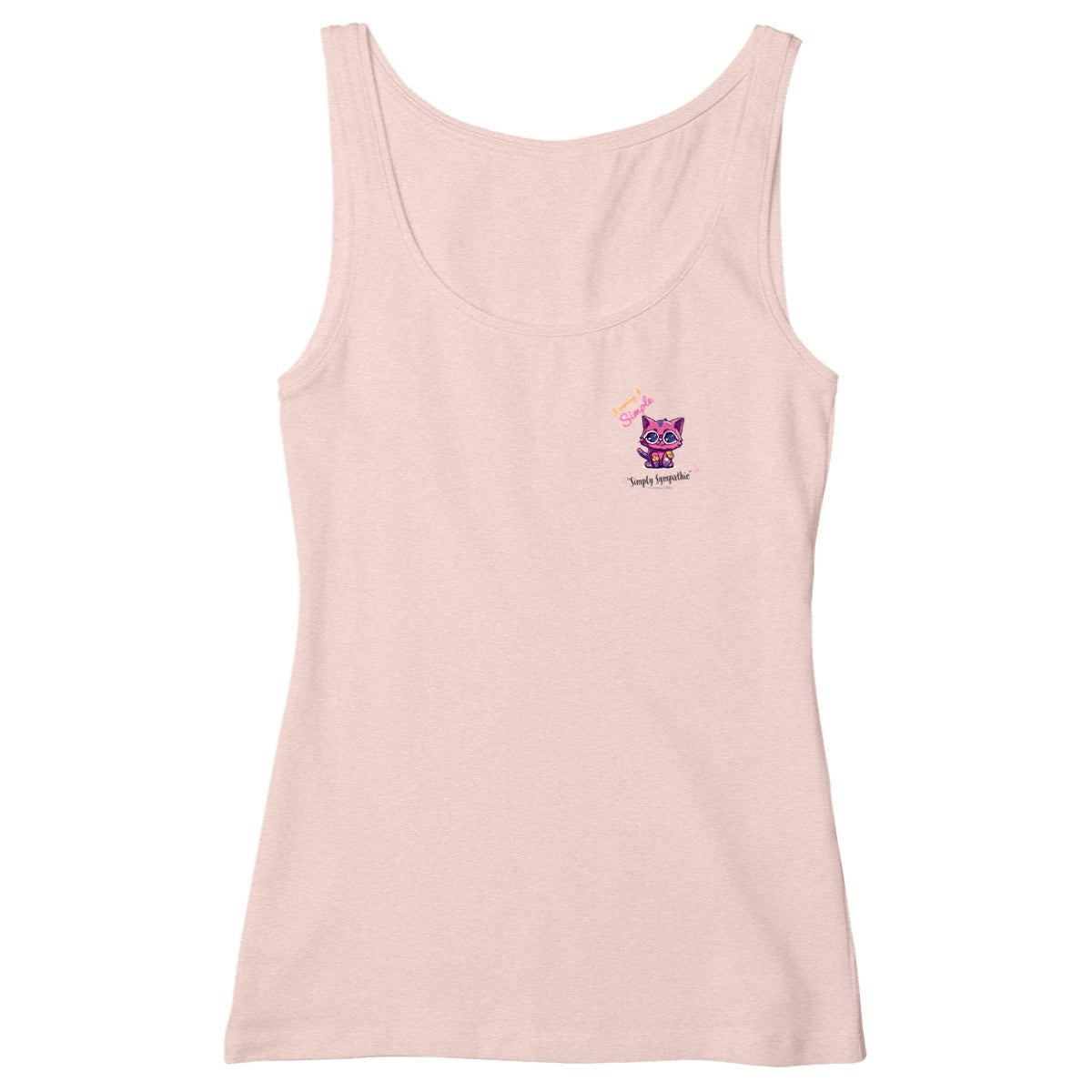 Keeping it Simple little logo Women Tank Top 100% organic cotton