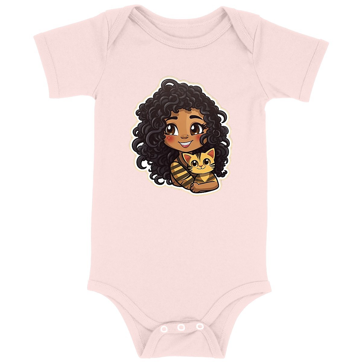 Cocoa Butter Cutie & Cat Organic Baby Bodysuit