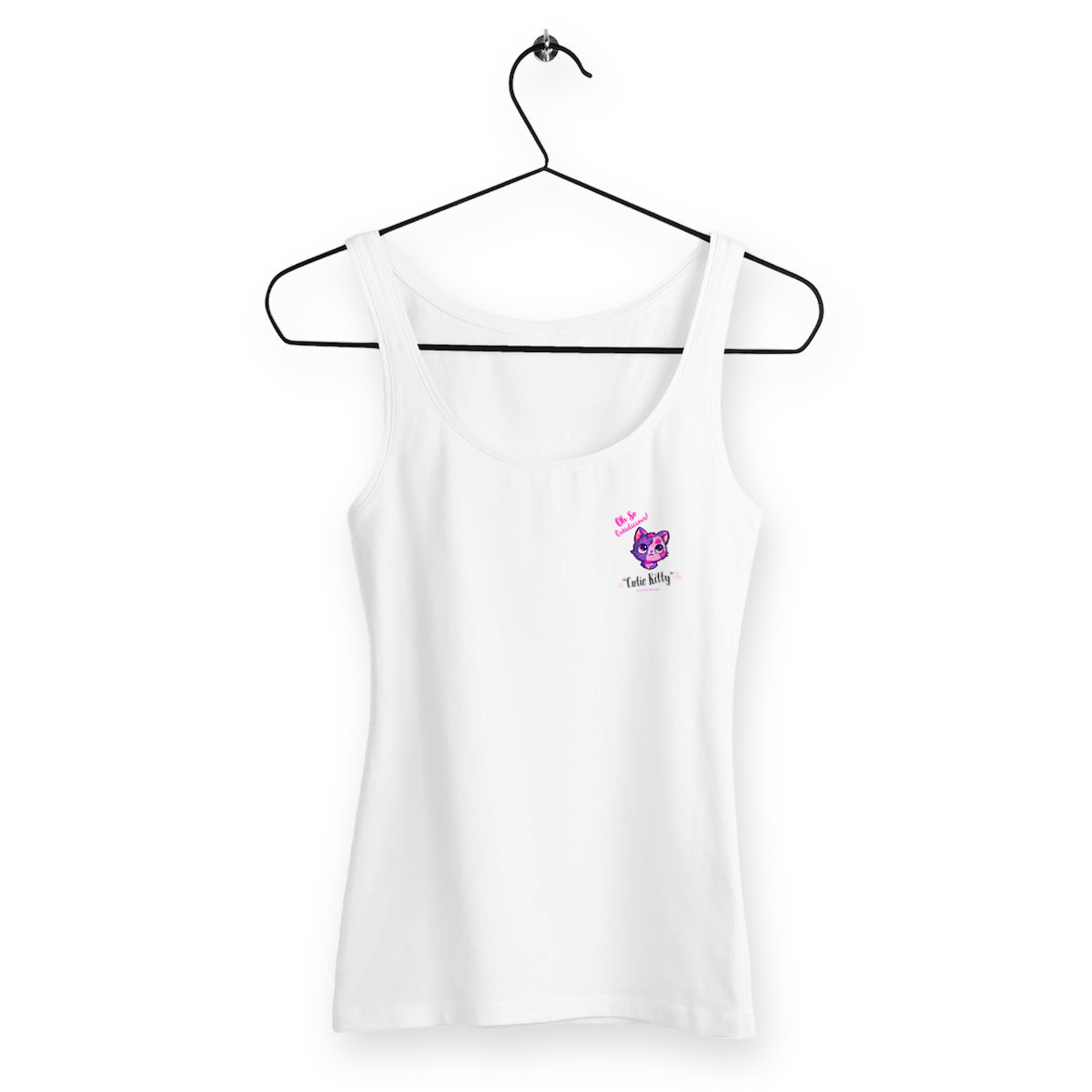 Cutielicious little logo Women Tank Top 100% organic cotton