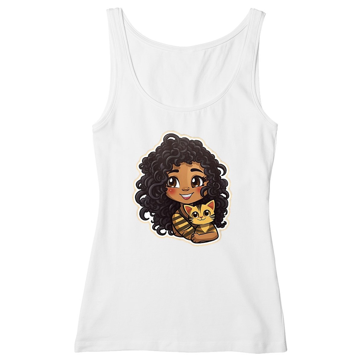 Cocoa Butter Cutie & Kitty Women Tank Top 100% organic cotton