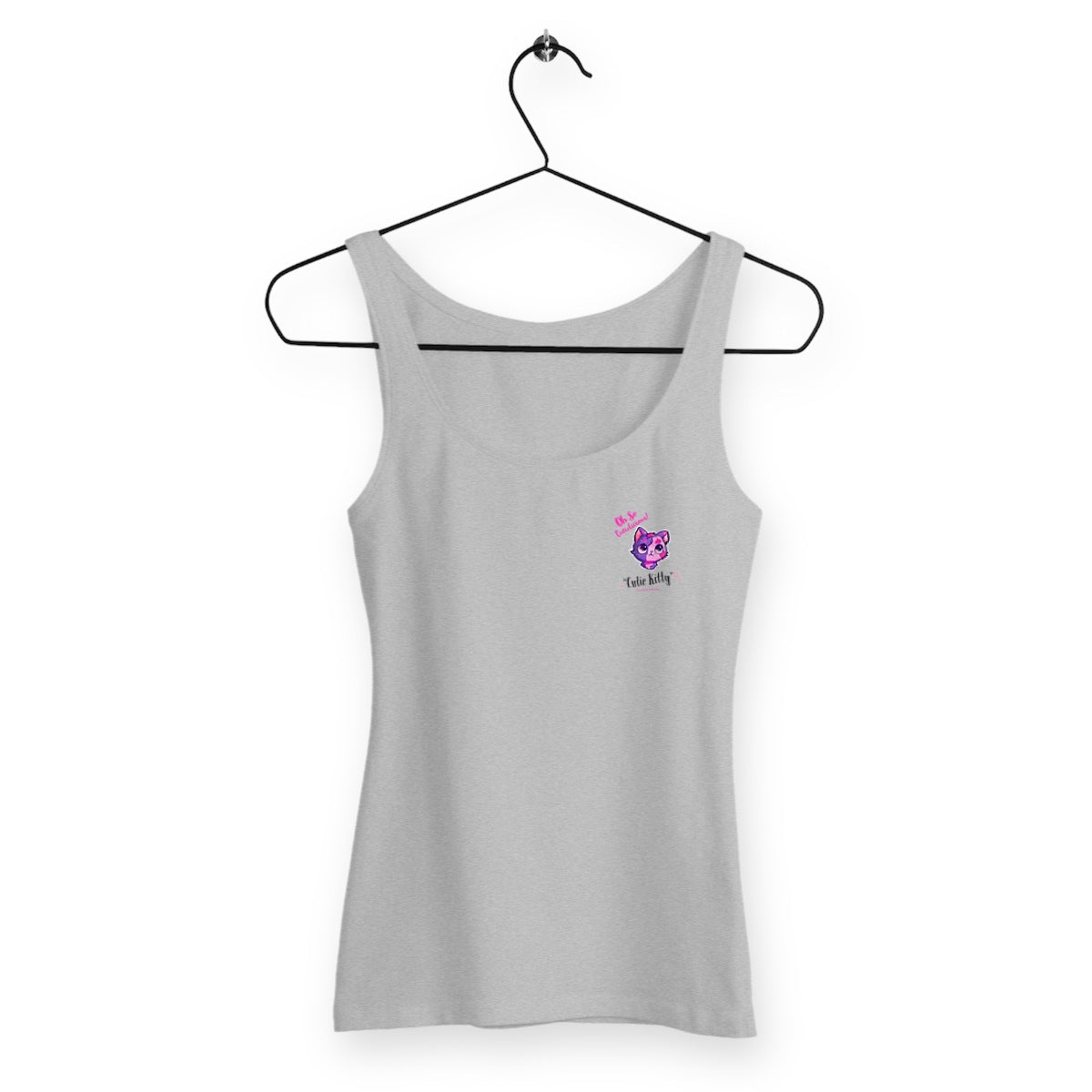 Cutielicious little logo Women Tank Top 100% organic cotton